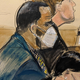 In this courtroom artist’s sketch R. Kelly, left, listens during his trial in New York, Thursday, Aug. 26, 2021. The 54-year-old Kelly has repeatedly denied accusations that he preyed on several alleged victims during his 30-year career.